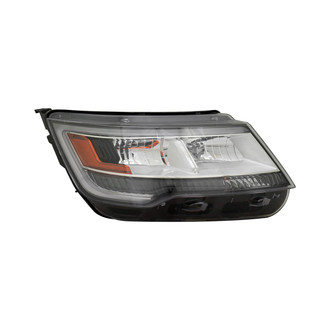 Replace® - Remanufactured OE Passenger Side Replacement Headlight Lens and Housing
