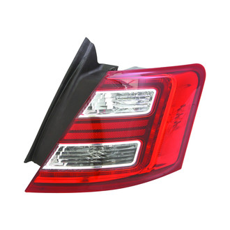 Replace® - Black Factory Tail Lights