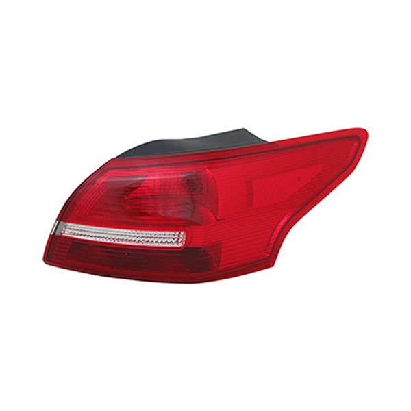 Replace® - Passenger Side Outer Replacement Tail Light, Ford Focus