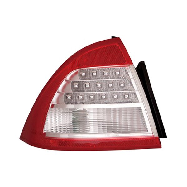 Replace® - Driver Side Outer Replacement Tail Light Lens and Housing (Remanufactured OE), Mercury Milan
