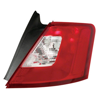 Replace® - Passenger Side Outer Replacement Tail Light Lens and Housing (Standard Line)