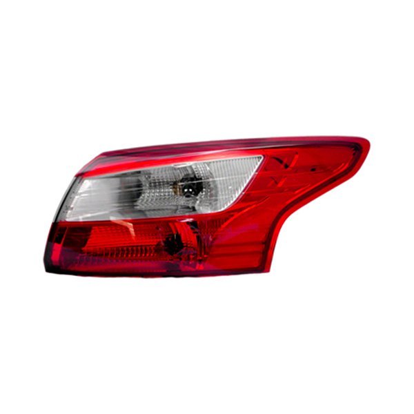 Replace® - Passenger Side Outer Replacement Tail Light (Remanufactured OE), Ford Focus