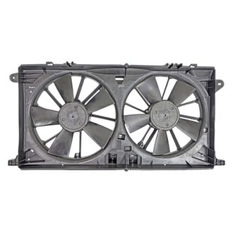 Replace® - Radiator and Condenser Fan Assembly with Two Fans