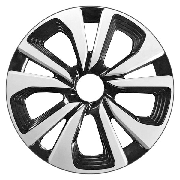 Replace® - 15" 5 V-Spoke Silver Black Wheel Cover