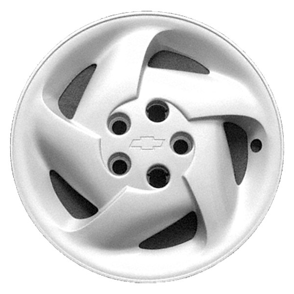 Replace® - 14" Wide Spoke Style 5-Slot Silver Wheel Cover