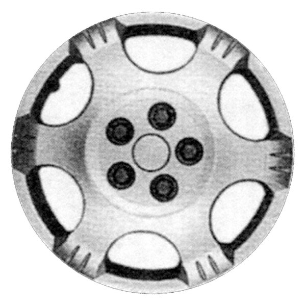 Replace® - 16" 6 Spokes Silver Wheel Cover