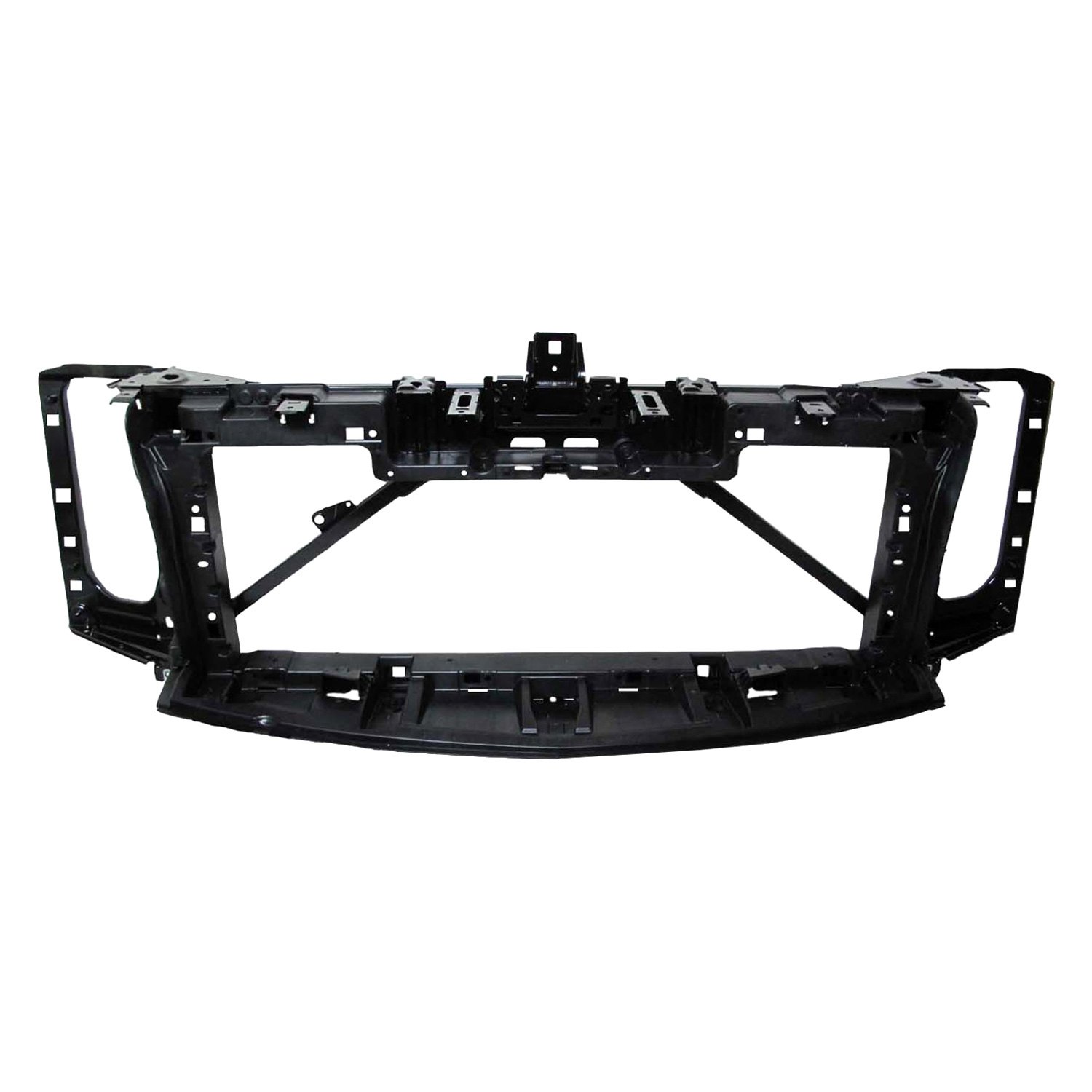 Trade Vehicle Parts ST1121 Upper Centre Front Main Grille Fr Models Black With Chrome Moulding