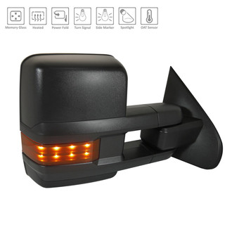 Replace® - Passenger Side Power View Mirror (Heated, Foldaway) (Standard Line)