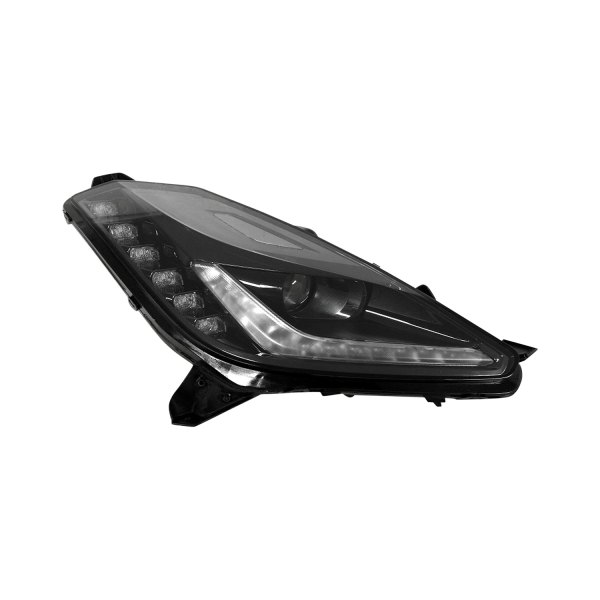 Replace® - Passenger Side Replacement Headlight (Remanufactured OE), Chevy Corvette