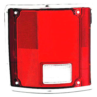 Replace® - Driver Side Outer Replacement Tail Light Lens (Standard Line)