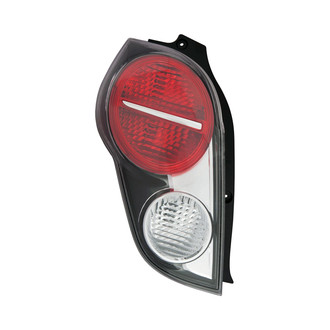 Replace® - Black Factory Tail Lights