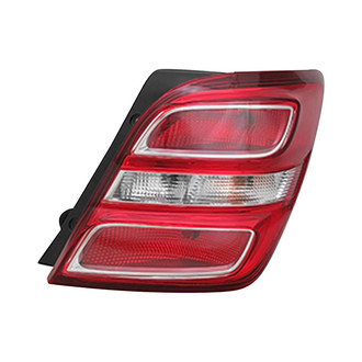 Replace® - Black Factory Tail Lights
