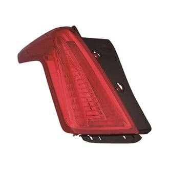 Replace® - Black LED Tail Lights