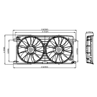 Replace® - Engine Cooling Fan Assembly