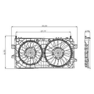 Replace® - Radiator Fan