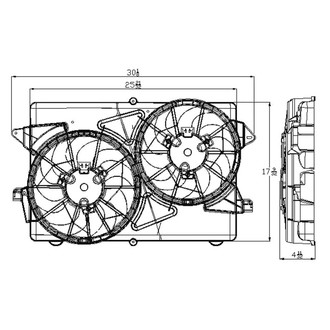 Replace® - Radiator Fan Assembly