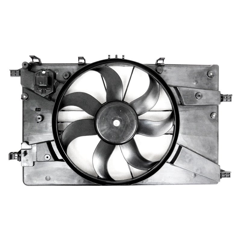 DNA Motoring OEM-RF-0005 PO3115103 Factory Style Radiator Cooling Fan Replacement 