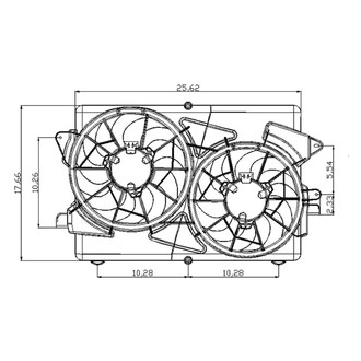 Replace® - Radiator Fan Assembly