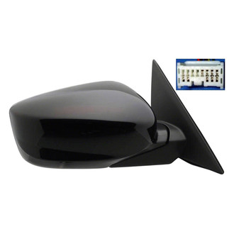 Replace® - Passenger Side Power View Mirror (Heated, Foldaway) (Standard Line)