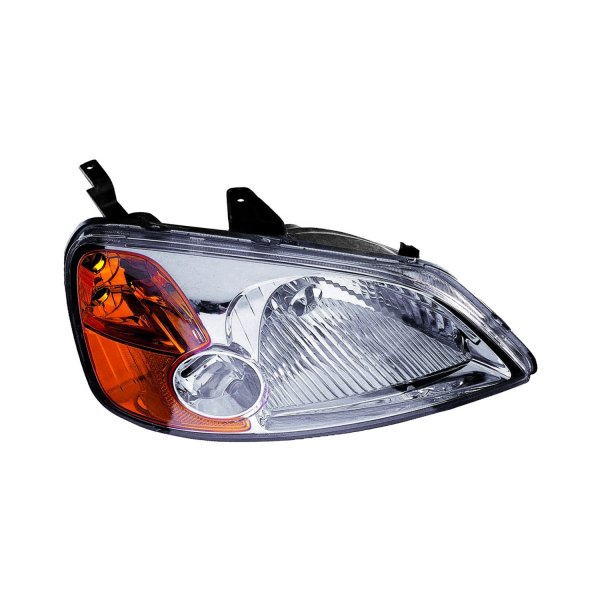 Replace® - Passenger Side Replacement Headlight, Honda Civic