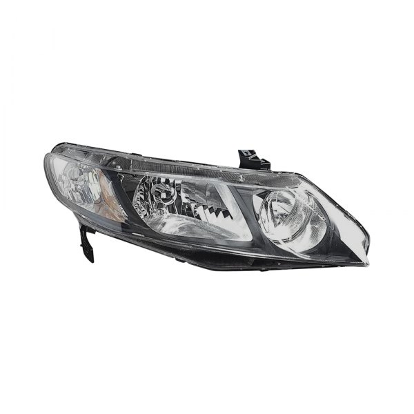 Replace® - Passenger Side Replacement Headlight (Remanufactured OE), Honda Civic