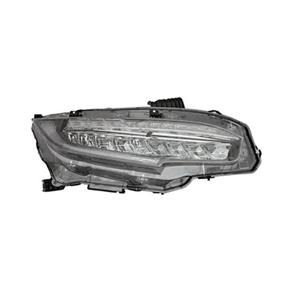 Replace® - Passenger Side Replacement Headlight (Brand New OE), Honda Civic