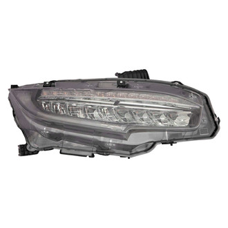 Replace® - Passenger Side Replacement Headlight (CAPA Certified)