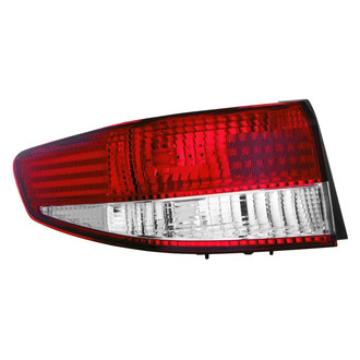 Replace® - Driver Side Outer Replacement Tail Light Lens and Housing (CAPA Certified)