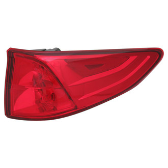Replace® - Remanufactured OE Passenger Side Outer Replacement Tail Light
