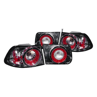Replace® - Driver and Passenger Side Chrome LED Tail Lights