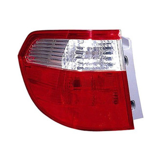 Replace® - Driver Side Outer Replacement Tail Light Lens and Housing (CAPA Certified)