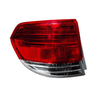 Replace® - Driver Side Outer Replacement Tail Light Lens and Housing (CAPA Certified)