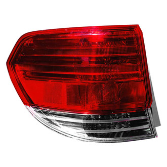 Replace® - Driver Side Outer Replacement Tail Light Lens and Housing (CAPA Certified)