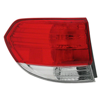 Replace® - Driver Side Outer Replacement Tail Light Lens and Housing (Value Line)