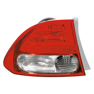 Replace® - Driver Side Outer Replacement Tail Light Lens and Housing (CAPA Certified)