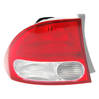 Replace® - Driver Side Outer Replacement Tail Light Lens and Housing (Value Line)