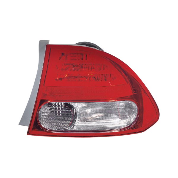 Replace® - Passenger Side Outer Replacement Tail Light Lens and Housing, Honda Civic