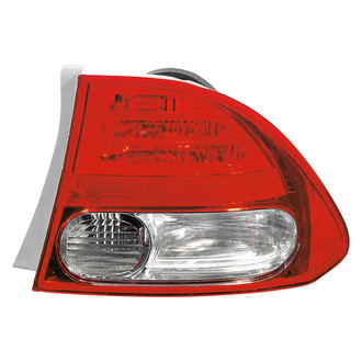 Replace® - Passenger Side Outer Replacement Tail Light Lens and Housing (CAPA Certified)