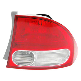 Replace® - Passenger Side Outer Replacement Tail Light Lens and Housing (Value Line)