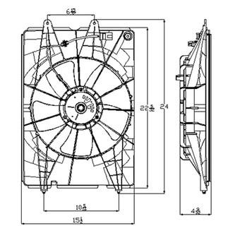 Replace® - Radiator Fan Assembly