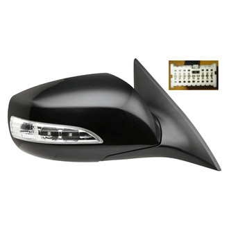 Replace® - Passenger Side Power View Mirror (Heated, Foldaway) (Standard Line)