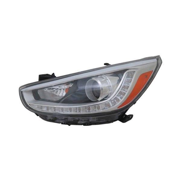 Replace® - Driver Side Replacement Headlight (Remanufactured OE), Hyundai Accent