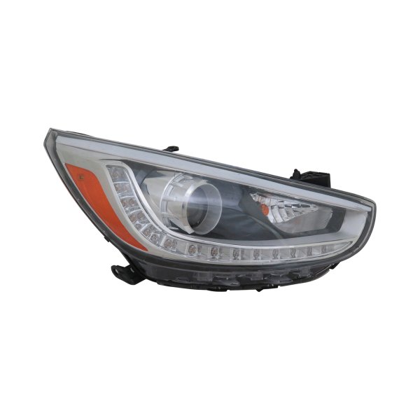 Replace® - Passenger Side Replacement Headlight, Hyundai Accent