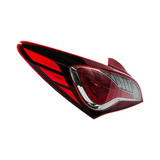 Replace® - Black Factory Tail Lights