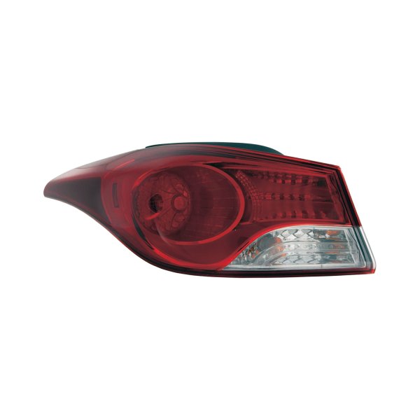 Replace® - Driver Side Outer Replacement Tail Light (Remanufactured OE), Hyundai Elantra