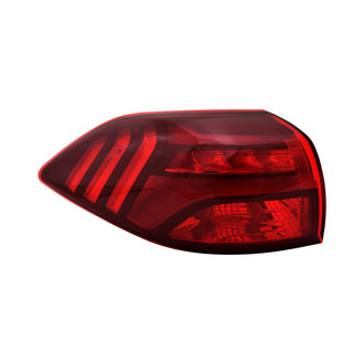 Replace® - Black LED Tail Lights