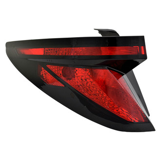 Replace® - Black Factory Tail Lights