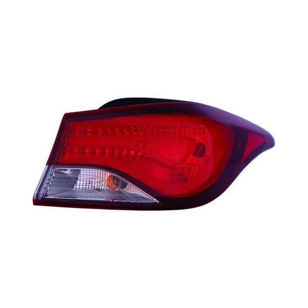 Replace® - Passenger Side Outer Replacement Tail Light (Brand New OE), Hyundai Elantra