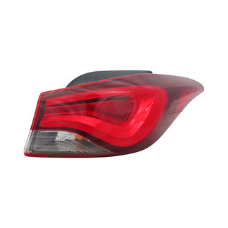 Replace® - Remanufactured OE Passenger Side Outer Replacement Tail Light