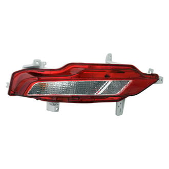 Replace® - Black Factory Tail Lights